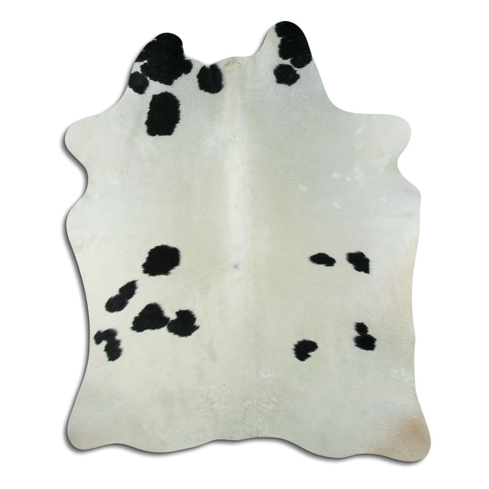 Czarno-biała skóra bydlęca L