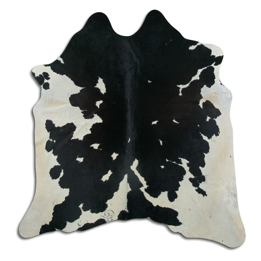 Czarno-biała skóra bydlęca L