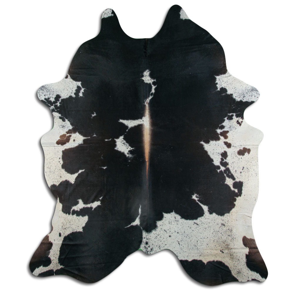 Czarno-biała skóra bydlęca XXXL