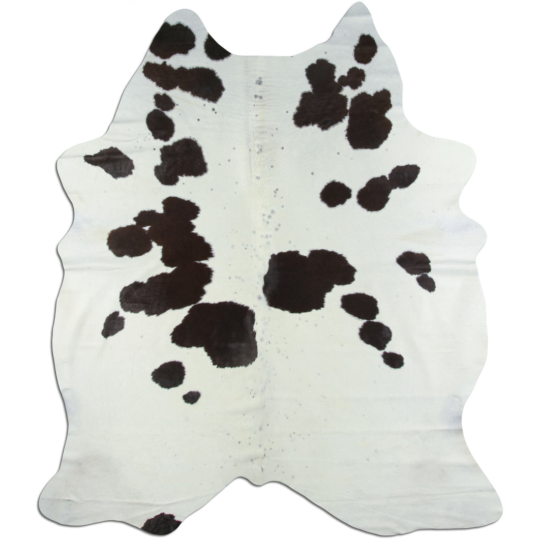 Czarno-biała skóra bydlęca XL