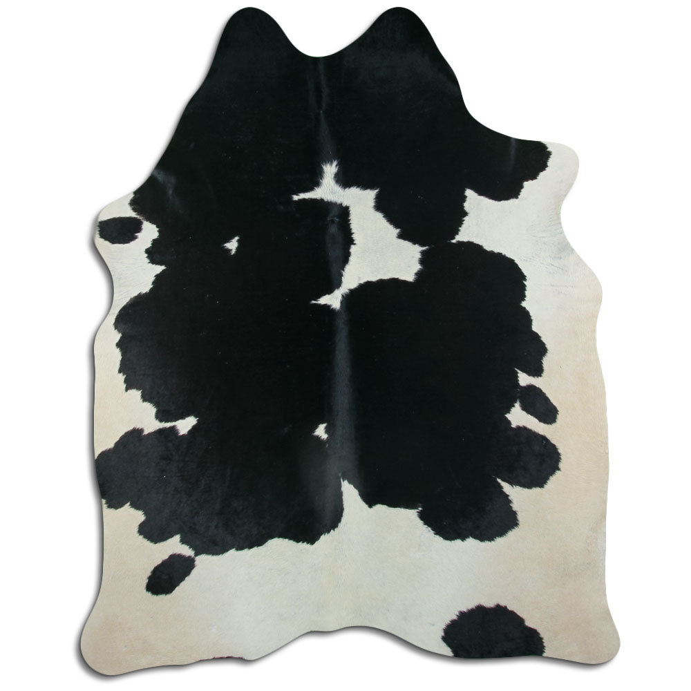 Czarno-biała skóra bydlęca XL