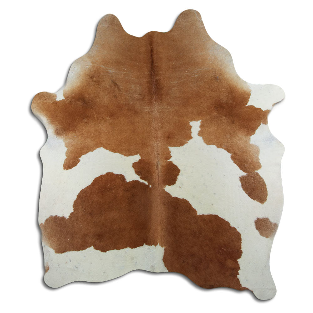 Brązowa skóra bydlęca L