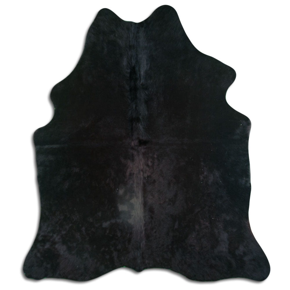Czarna skóra bydlęca L