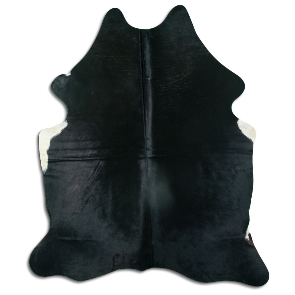 Czarna skóra bydlęca L