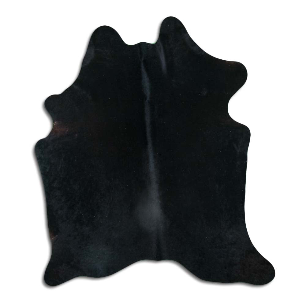 Czarna skóra bydlęca L