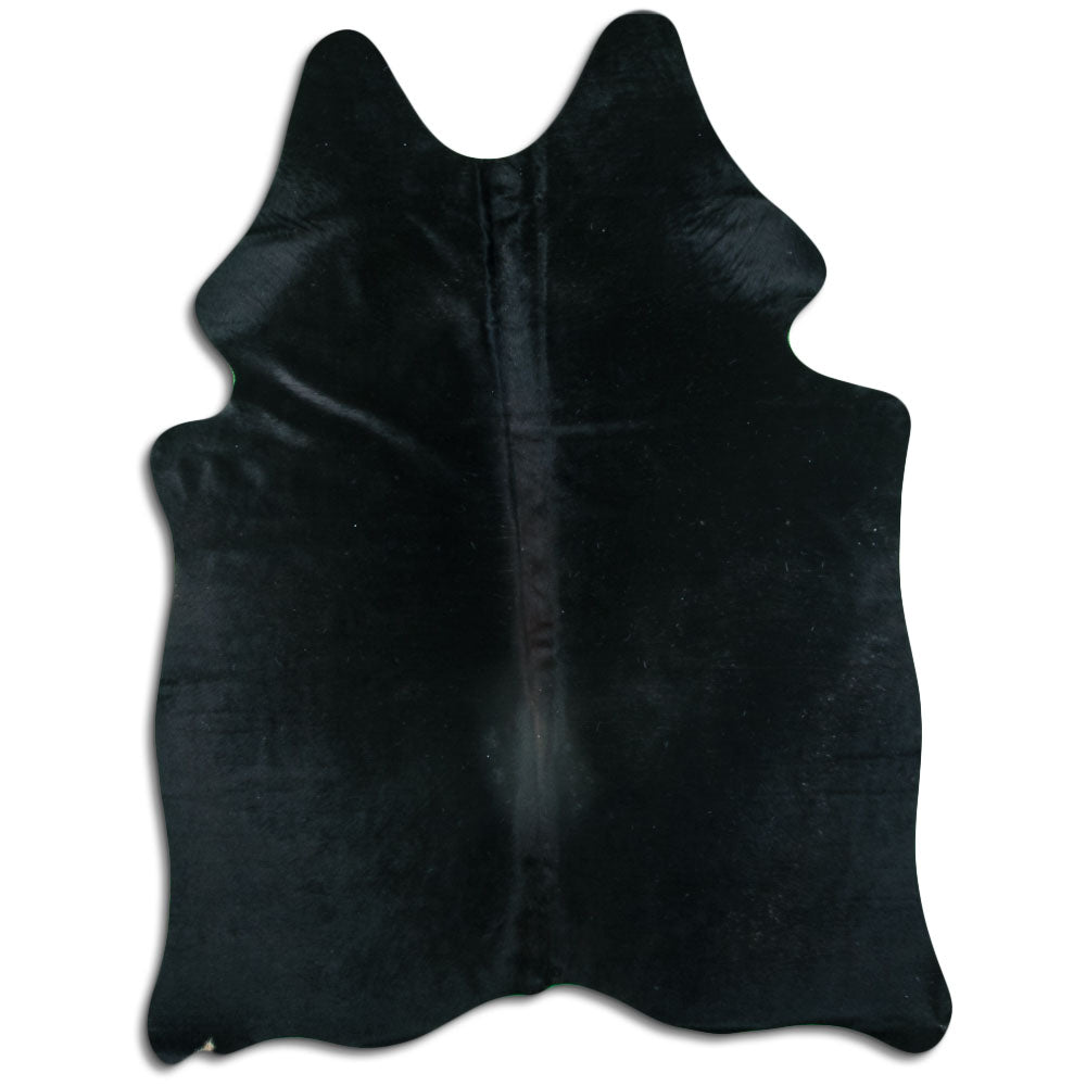 Czarna skóra bydlęca L