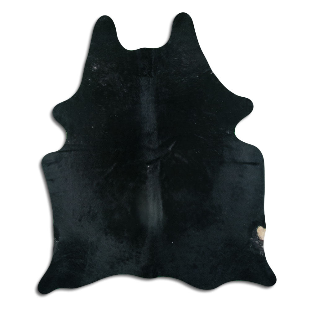 Czarna skóra bydlęca L