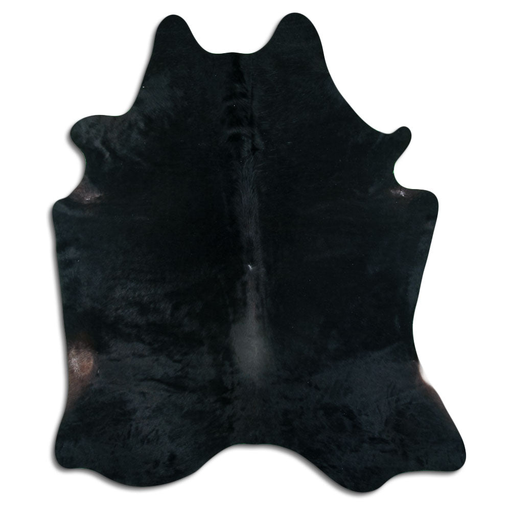 Czarna skóra bydlęca XL