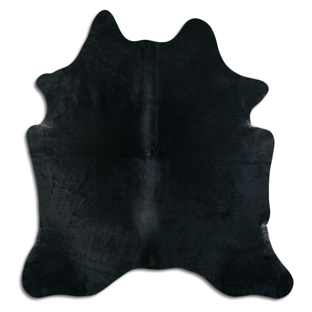 Czarna skóra bydlęca XL
