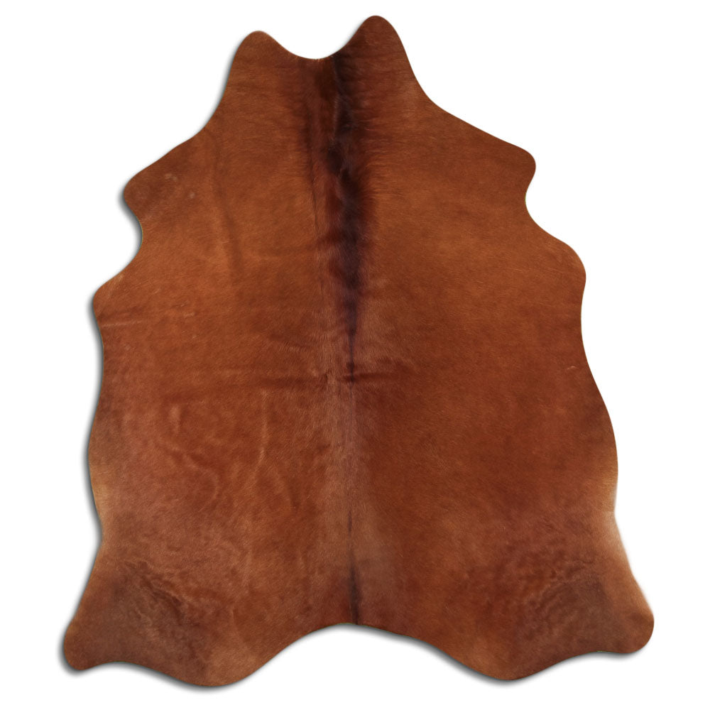 Brązowa skóra bydlęca L