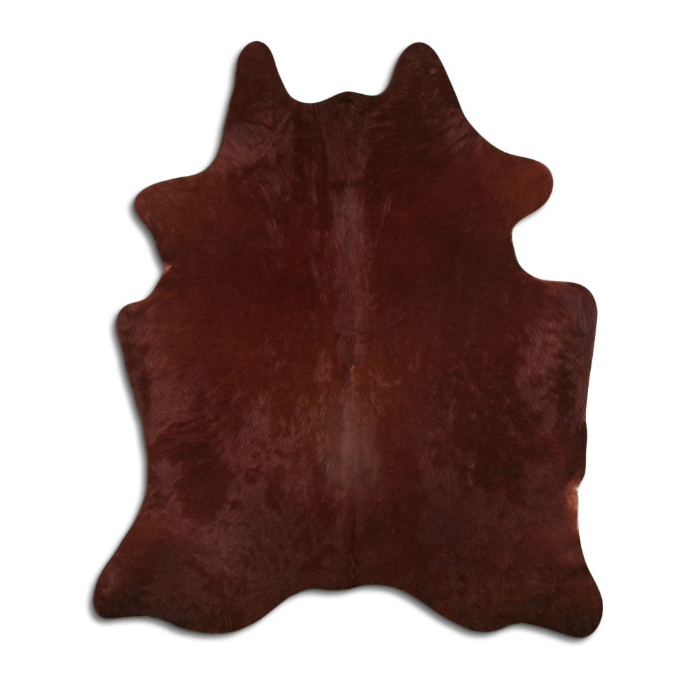 Brązowa skóra bydlęca L