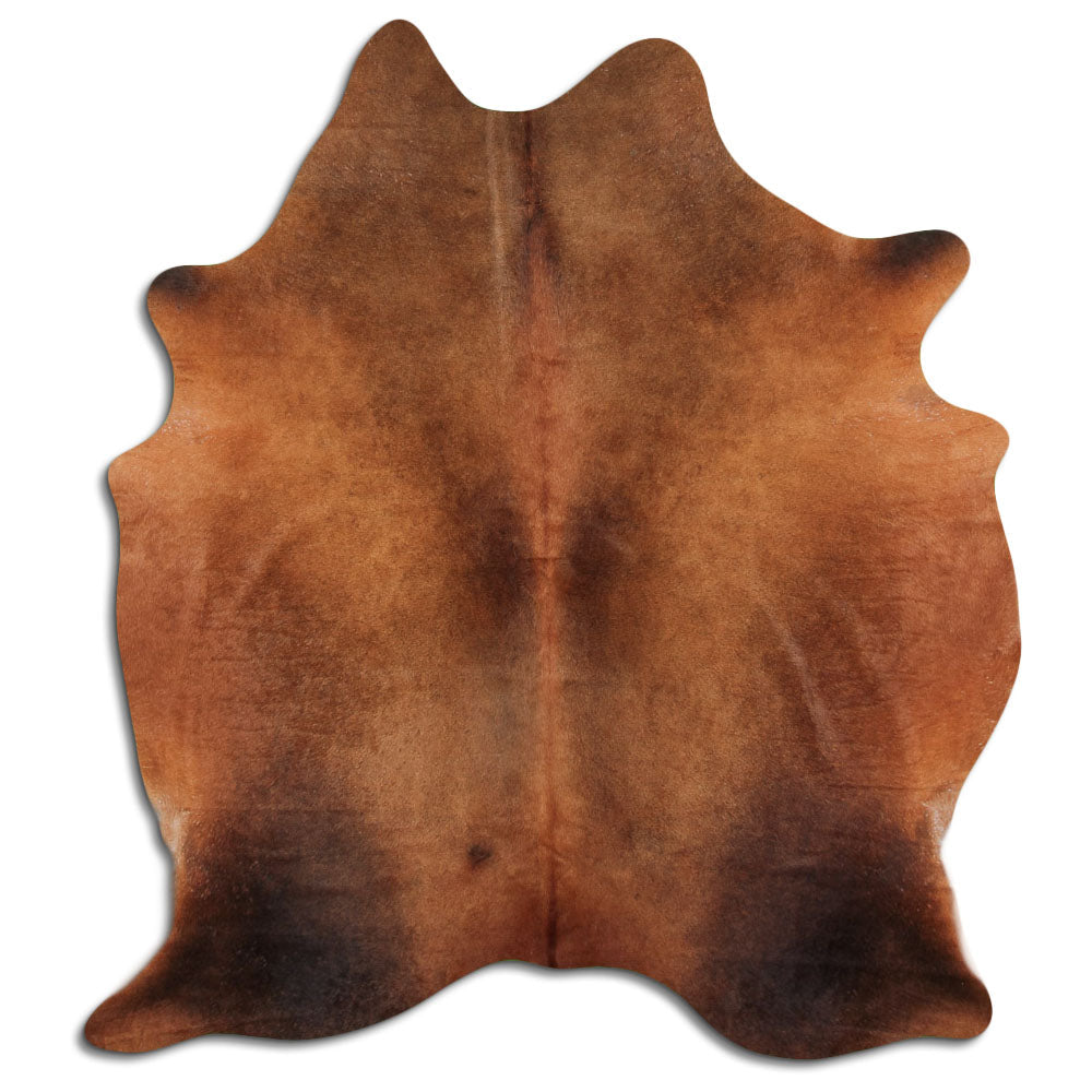 Brązowa skóra bydlęca L