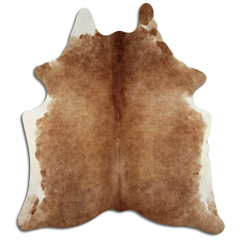 Brązowa skóra bydlęca L
