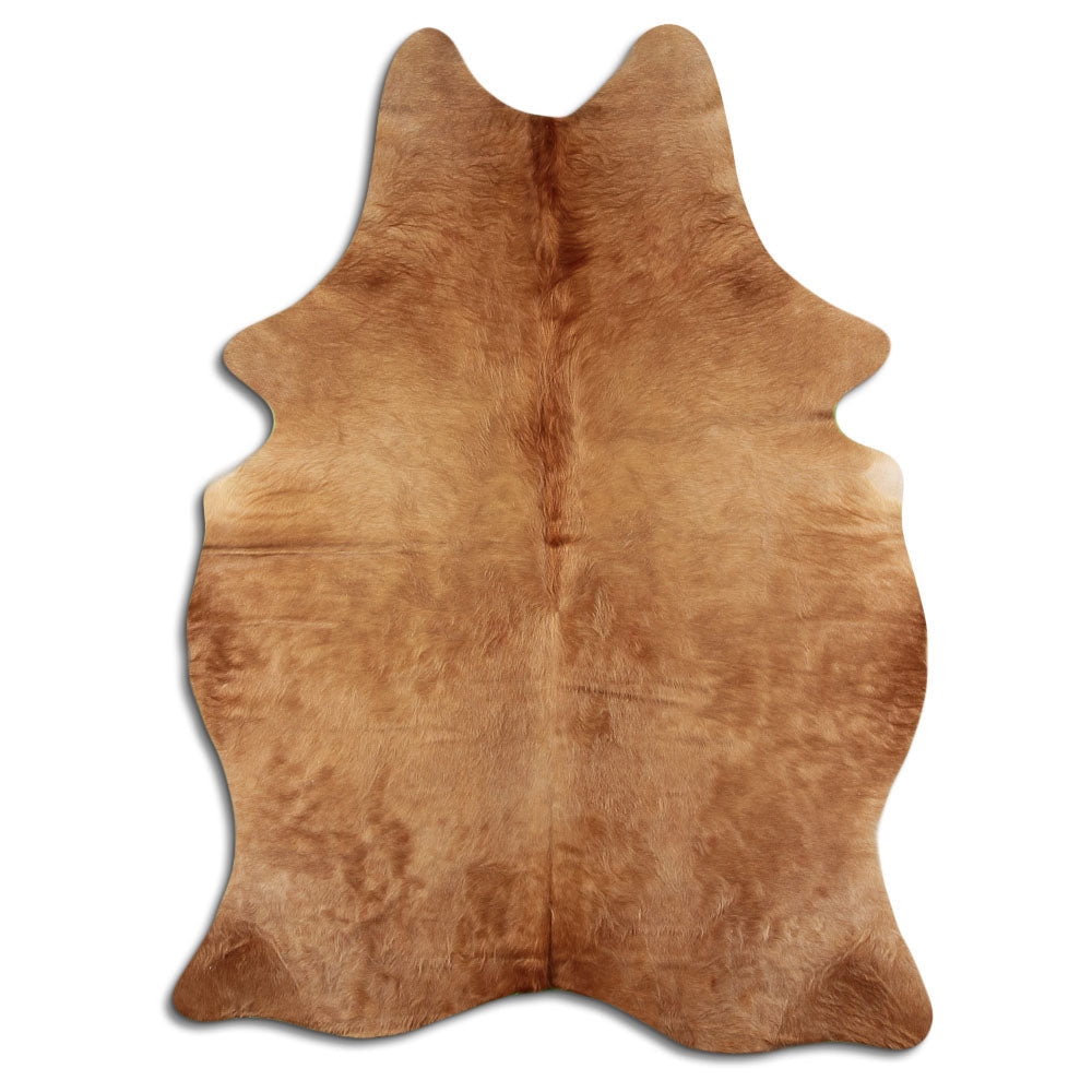 Brązowa skóra bydlęca L