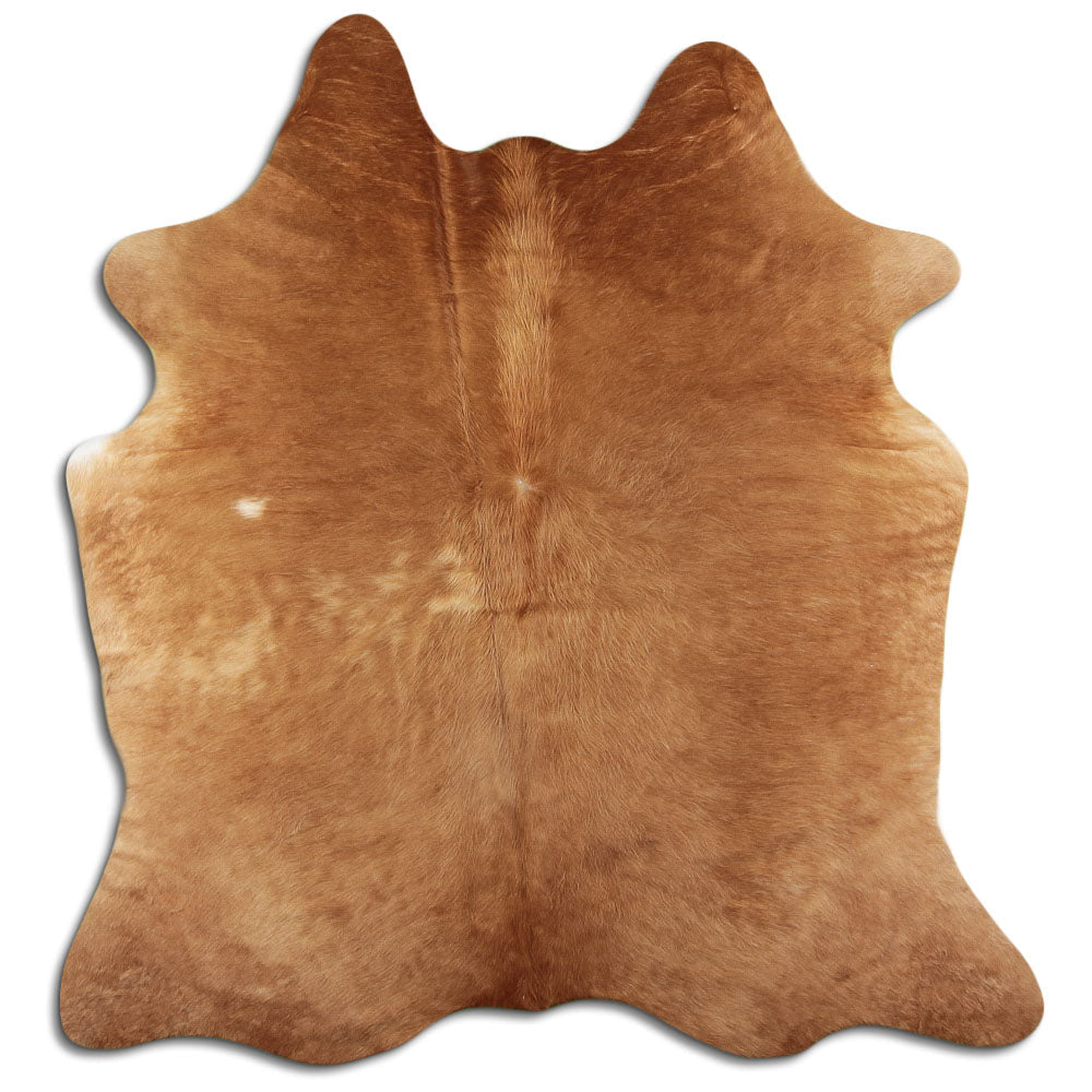 Brązowa skóra bydlęca L
