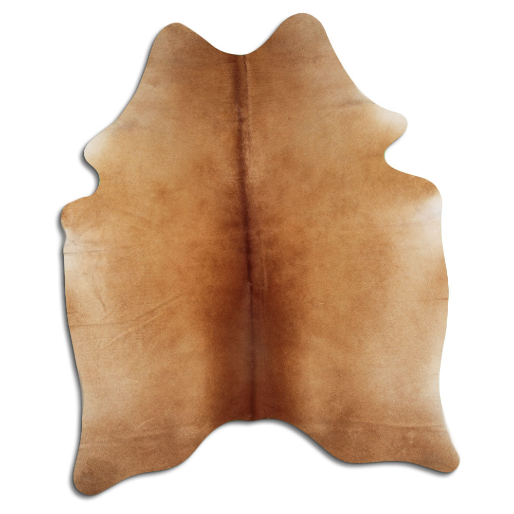 Brązowa skóra bydlęca L