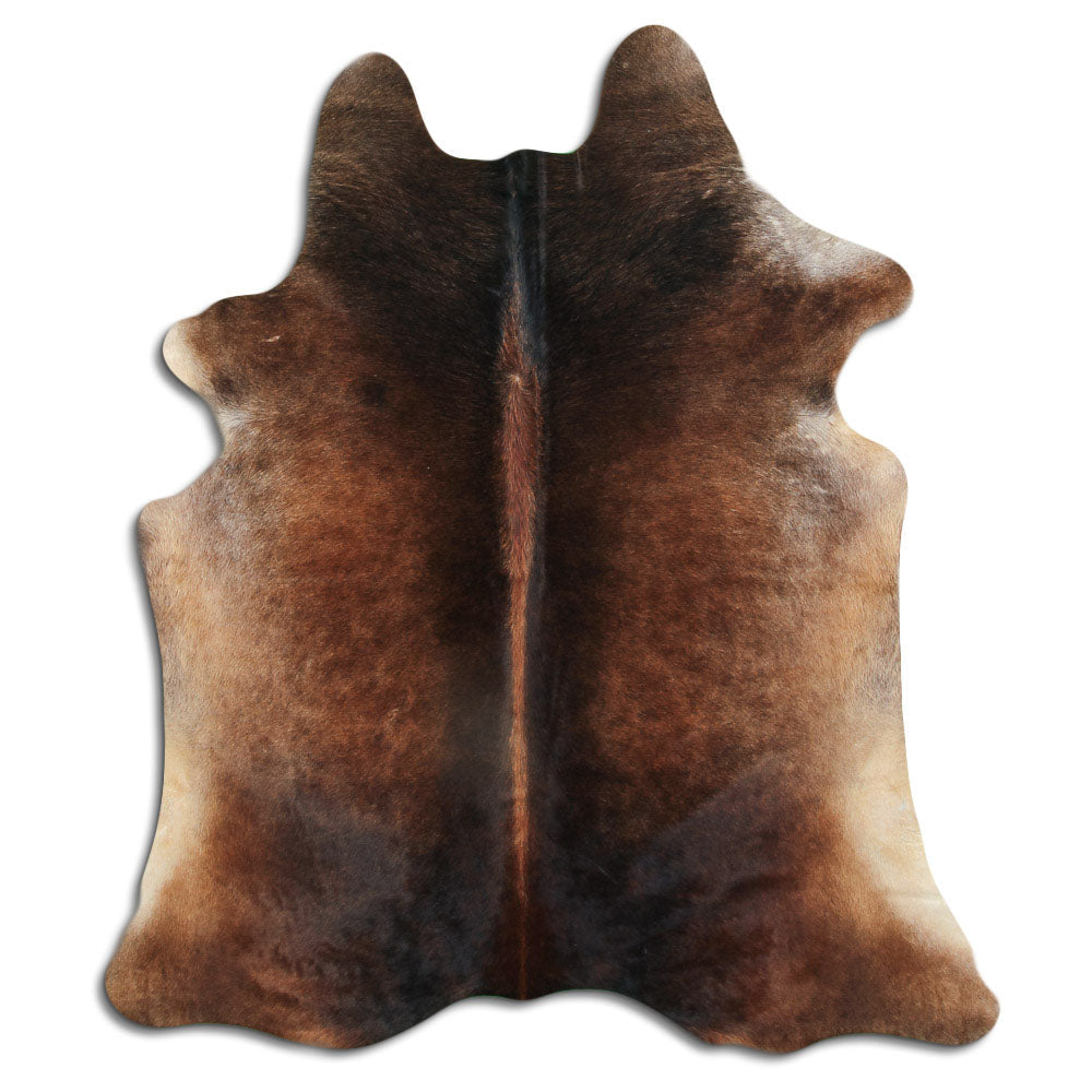 Brązowa skóra bydlęca L