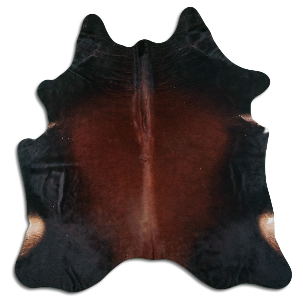 Brązowa skóra bydlęca L
