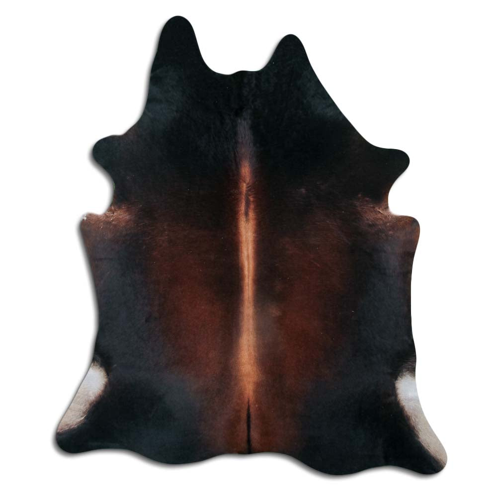 Brązowa skóra bydlęca L