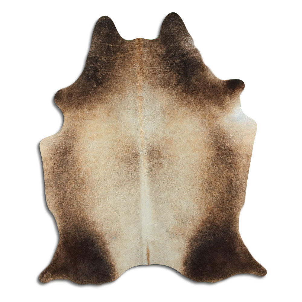 Brązowa skóra bydlęca L