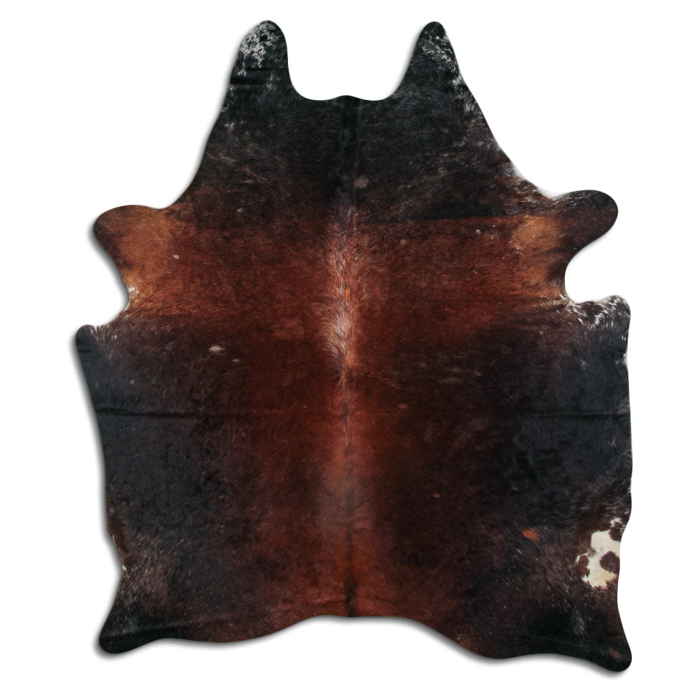 Brązowa skóra bydlęca L