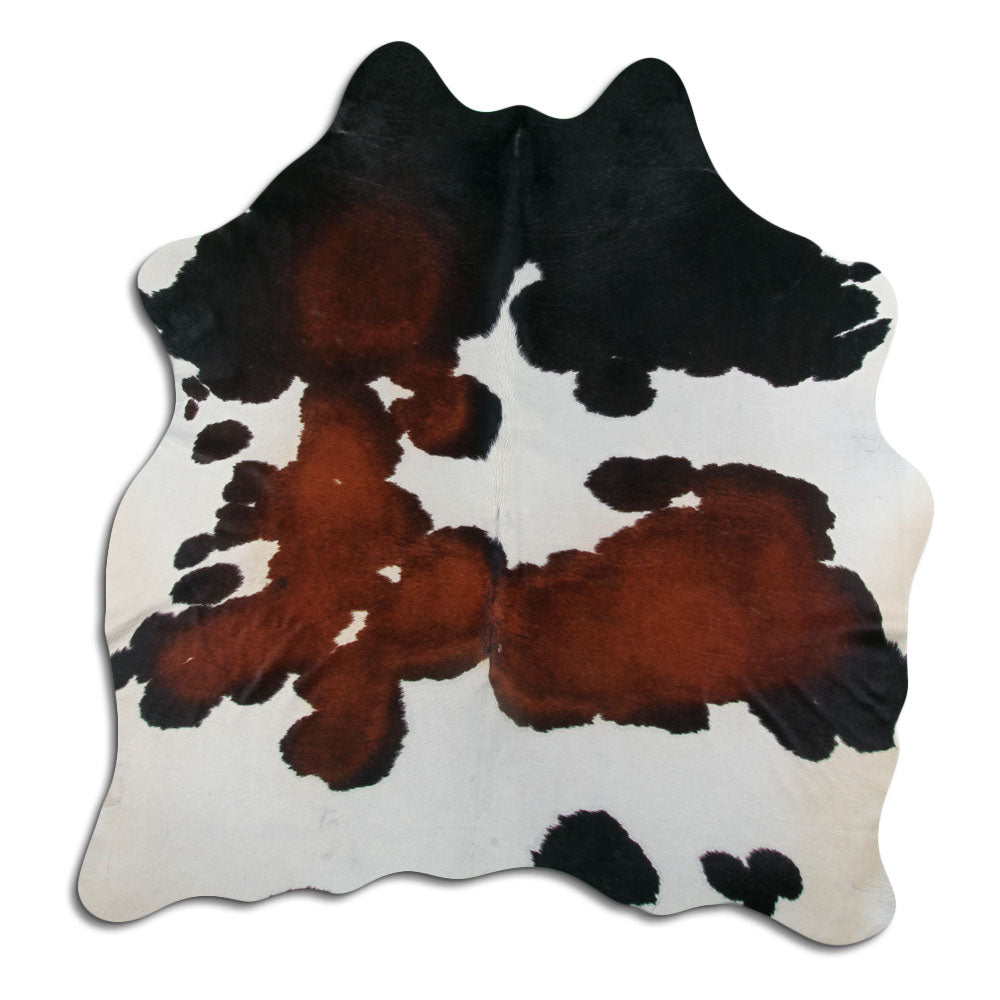 Trójkolorowa skóra bydlęca L