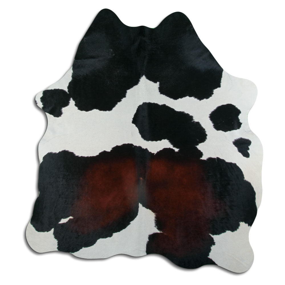 Trójkolorowa skóra bydlęca L