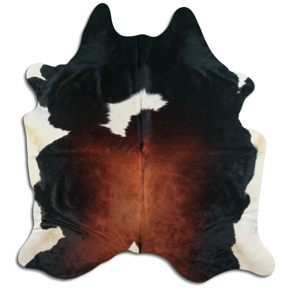 Trójkolorowa skóra bydlęca L
