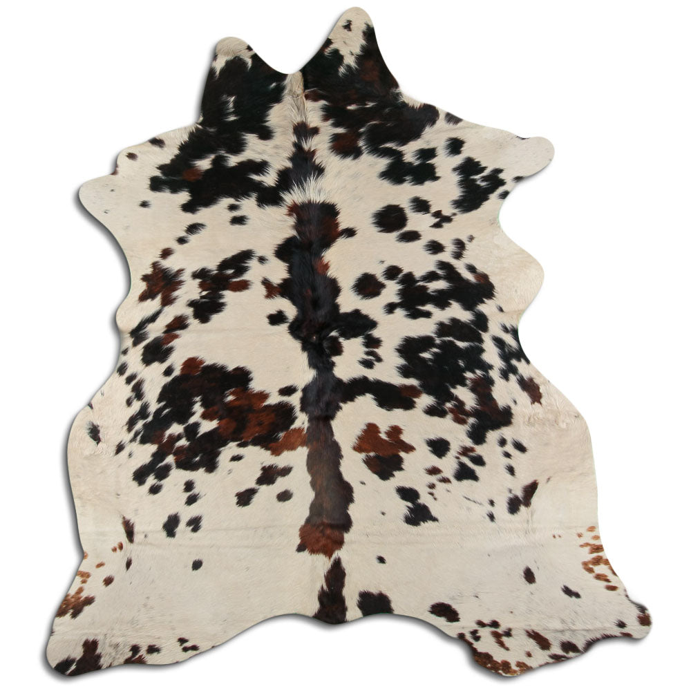 Trójkolorowa skóra bydlęca L