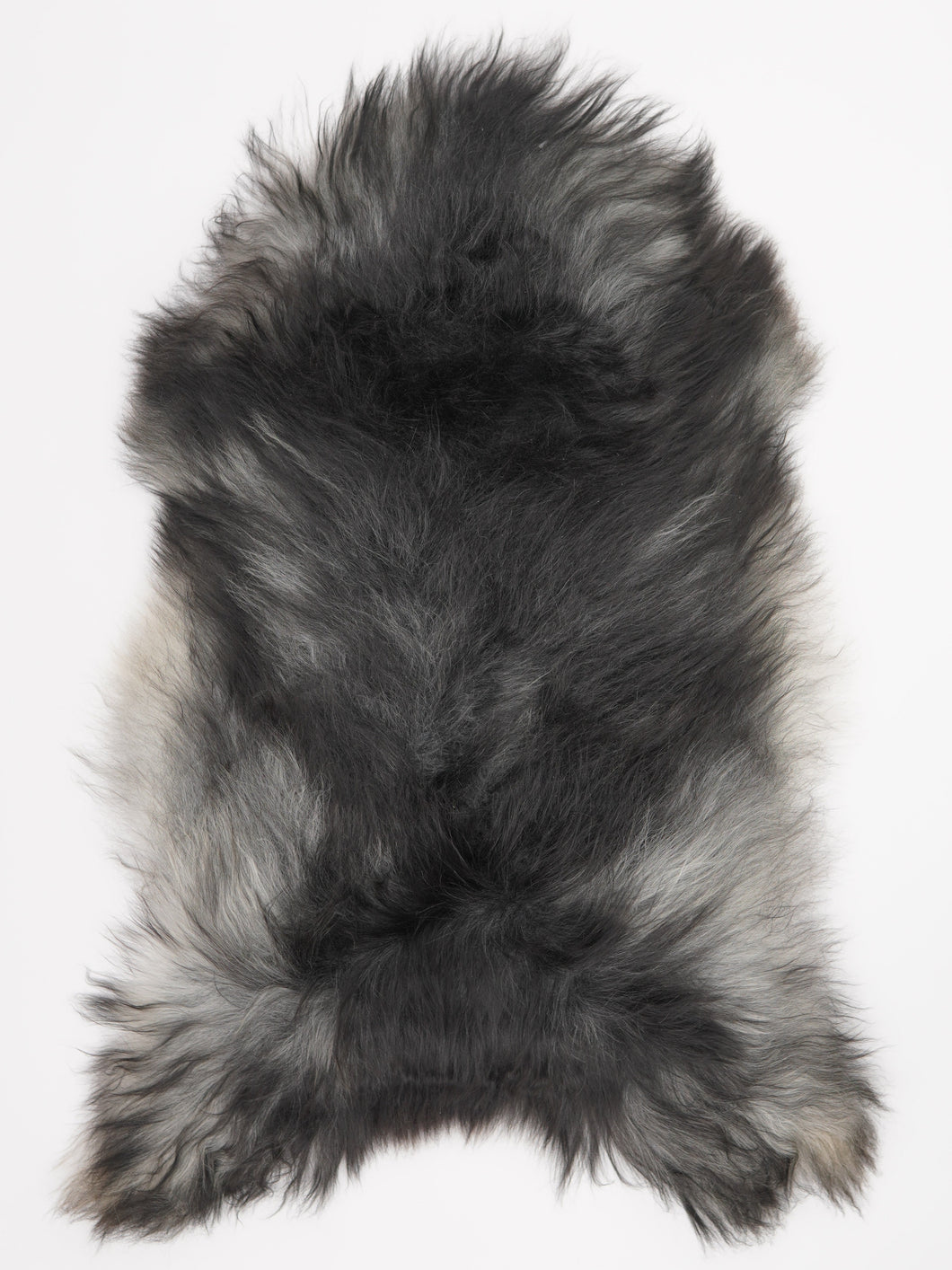 Szara islandzka skóra owcza XL