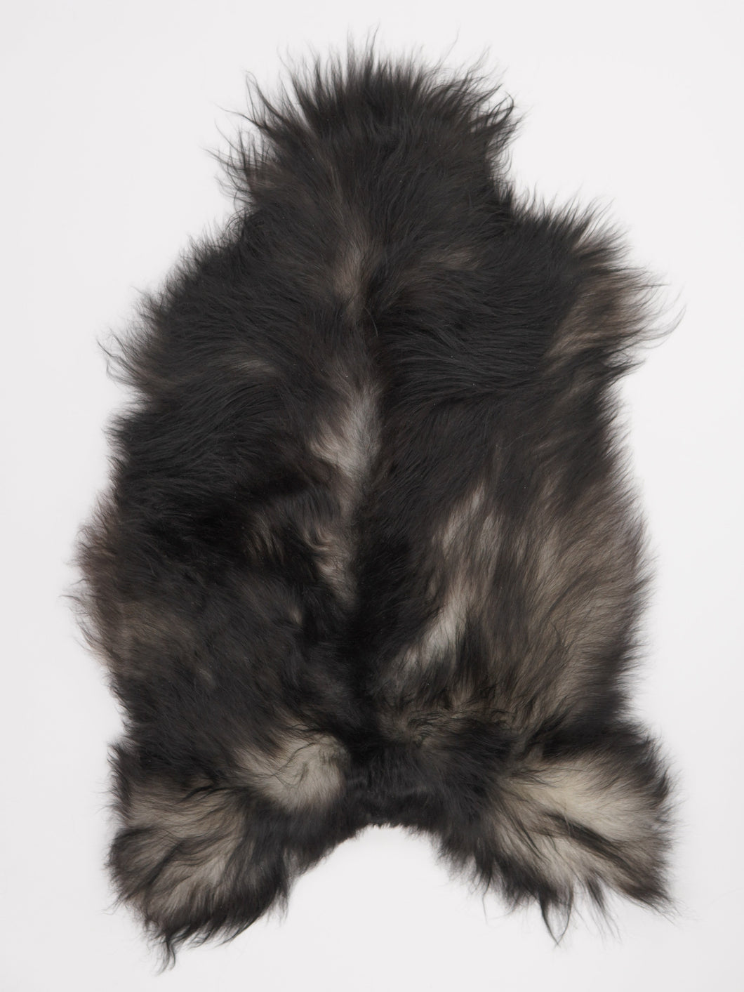 Szara islandzka skóra owcza L