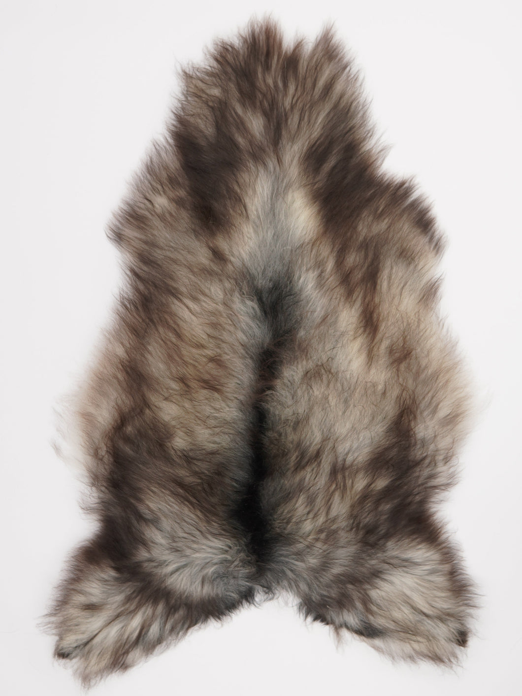 Szara islandzka skóra owcza XL