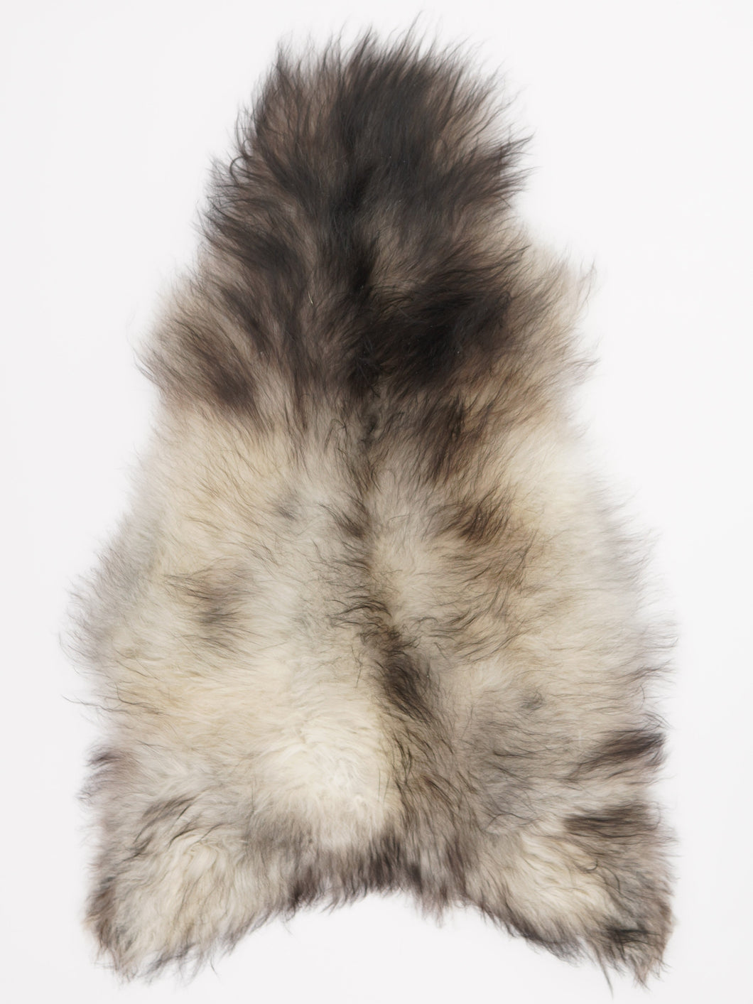 Szara islandzka skóra owcza L