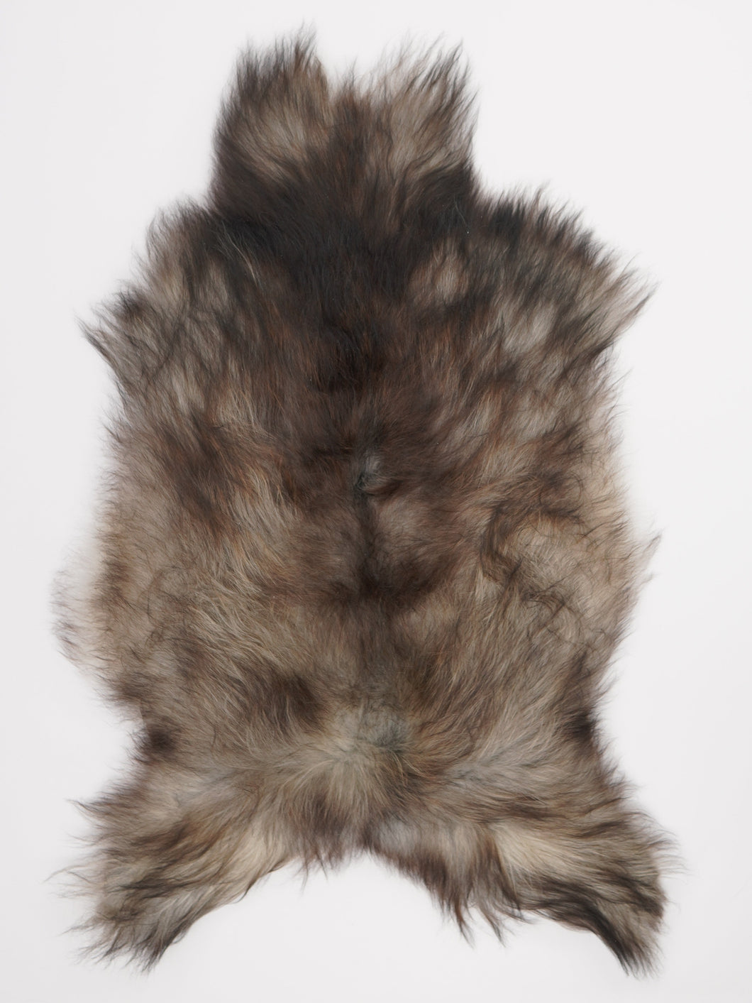 Szara islandzka skóra owcza XL