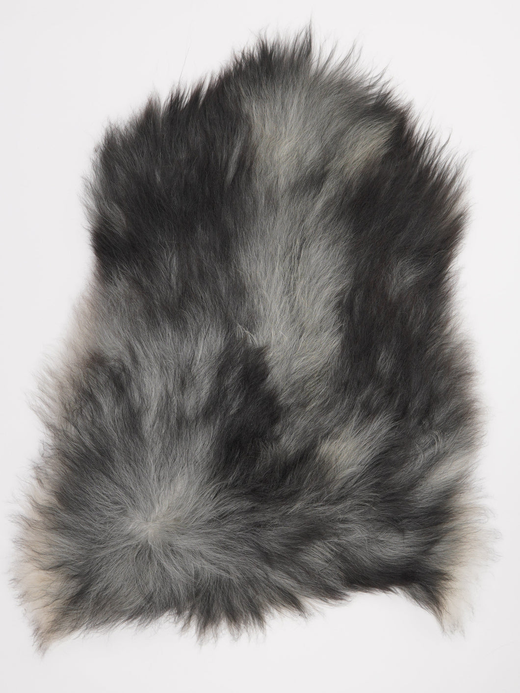 Szara islandzka skóra owcza L