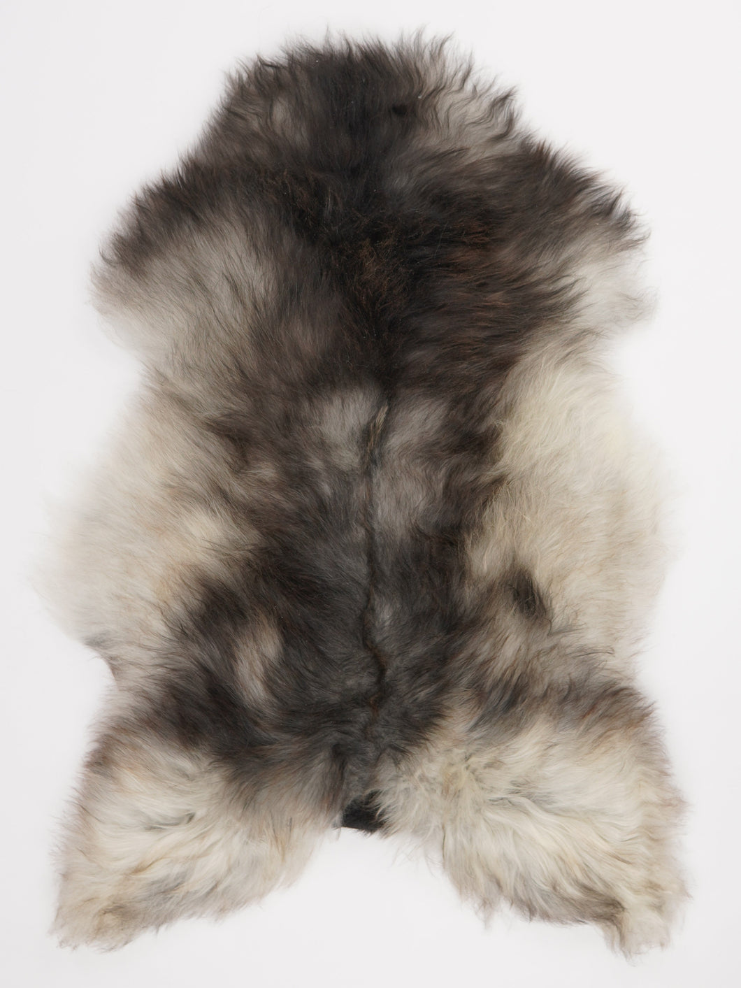 Szara islandzka skóra owcza L